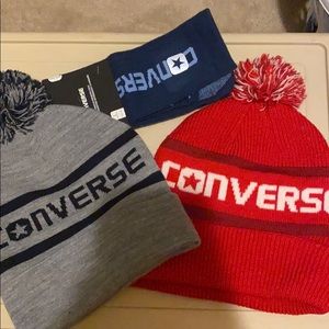 Converse Pom beanie + socks bundle